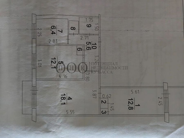 
  Продается 3-комн. квартира, 60 м², Ленина пр-кт, д. 150а
. Фото 1.