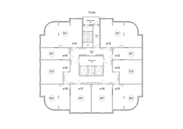 
  Продается 1-комн. квартира, 49.7 м², ЖК Панорама, (Октябрьский, 32а к.1)
. Фото 1.
