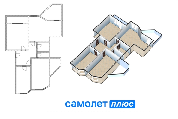 
  Продается 3-комн. квартира, 68.1 м², Веры Волошиной ул, д. 6
. Фото 22.