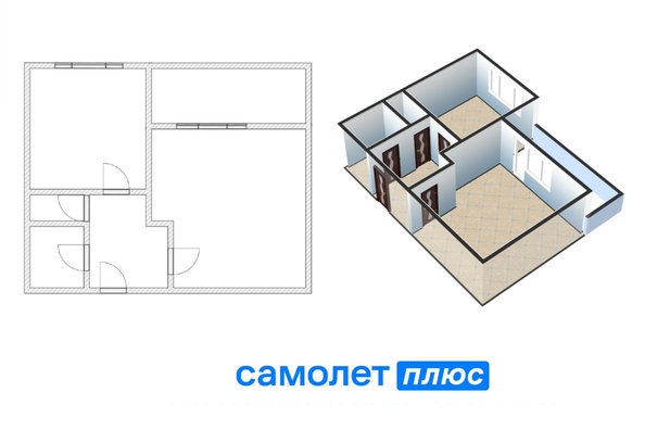 
  Продается 1-комн. квартира, 34.7 м², Тухачевского ул, д. 37а
. Фото 2.