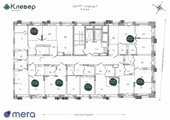 
  Продается 1-комн. квартира, 30.71 м², ЖК Клевер
. Фото 1.