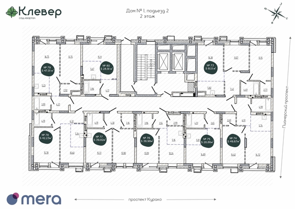 
  Продается 1-комн. квартира, 28.86 м², ЖК Клевер
. Фото 1.