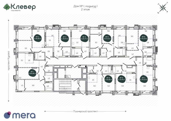 
  Продается 1-комн. квартира, 34.23 м², ЖК Клевер
. Фото 1.