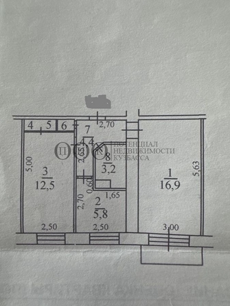 
  Продается 2-комн. квартира, 44.3 м², Шахтеров пр-кт, д. 36
. Фото 20.