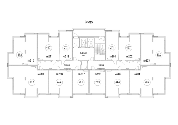 
  Продается студия, 27.1 м², ЖК Новоильинка
. Фото 1.