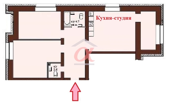 
  Продается 3-комн. квартира, 98 м², Тухачевского ул, д. 29Бк1
. Фото 26.