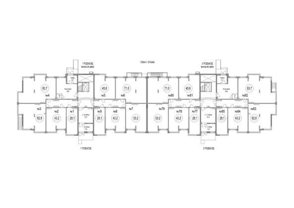
  Продается 3-комн. квартира, 83.7 м², ЖК Солнечный бульвар, дом 23 корп 4
. Фото 1.