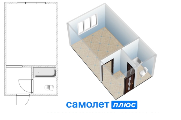 
  Продается 1-комн. квартира, 16.6 м², Ленинградский пр-кт, д. 18
. Фото 12.