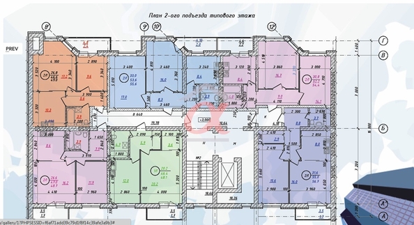 
  Продается 2-комн. квартира 48.9 м², в ЖК На Гагарина. Фото 30.