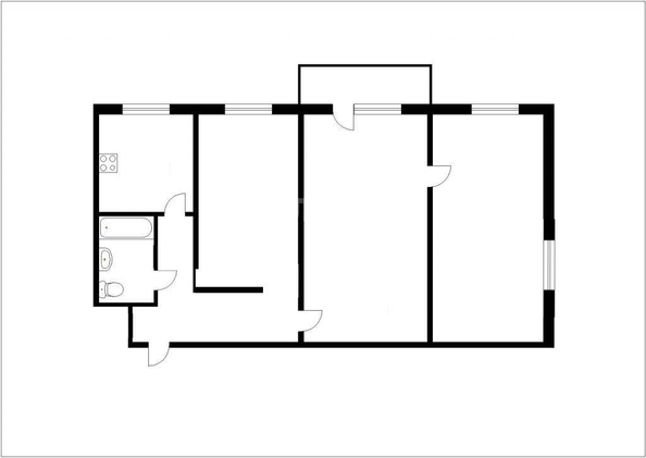 
  Продается 3-комн. квартира 56.3 м². Фото 24.