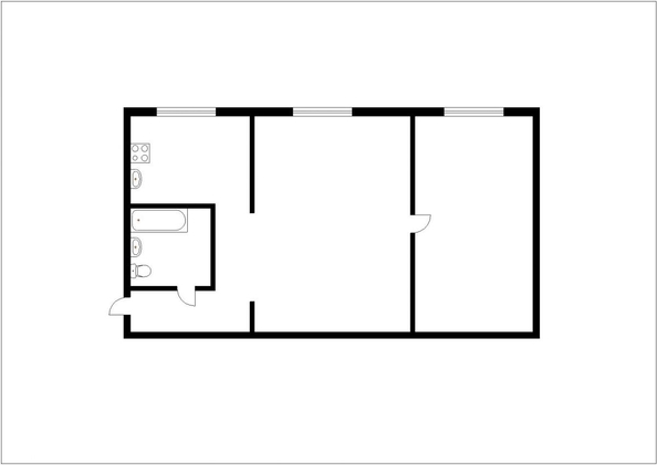 
  Продается 2-комн. квартира 43.6 м². Фото 28.