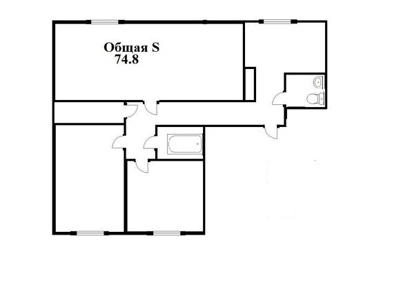 
  Продается 3-комн. квартира 74.8 м². Фото 16.