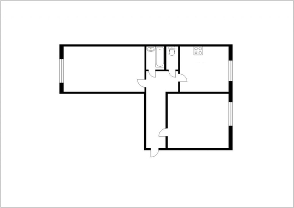 
  Продается 2-комн. квартира 52.8 м². Фото 20.