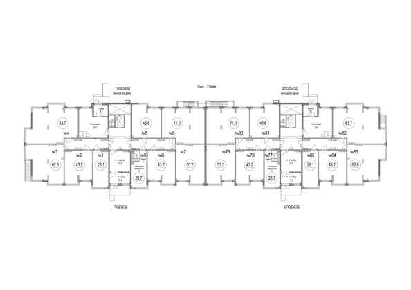 
  Продается 1-комн. квартира 53.2 м², в ЖК Солнечный бульвар, дом 23 корп 4. Фото 1.