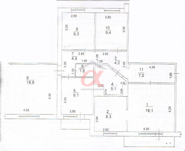 
  Продается 4-комн. квартира 95.6 м². Фото 36.