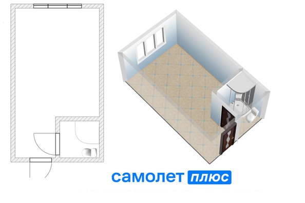 
  Продается 1-комн. квартира 16.7 м². Фото 2.