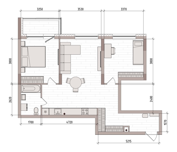 
  Продается 3-комн. квартира 71.8 м², в ЖК Уютный квартал, дом 2. Фото 1.