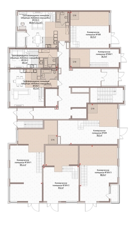 
  Продается торговая площадь 75.3 м², в ЖК Уютный квартал, дом 2. Фото 1.