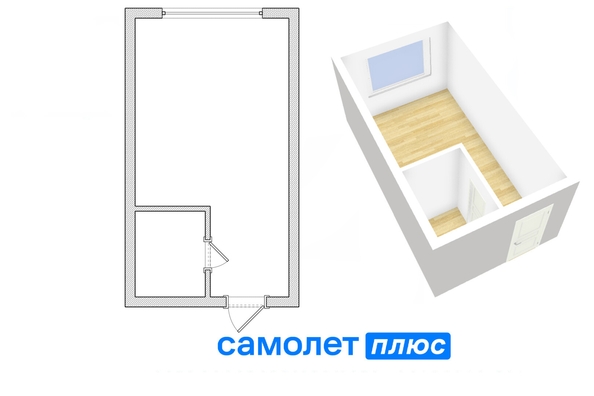 
  Продается 1-комн. квартира 16.7 м². Фото 8.