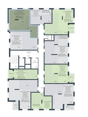 
  Продается 2-комн. квартира 55.5 м², в ЖК Чемпион-парк, дом 2. Фото 32.