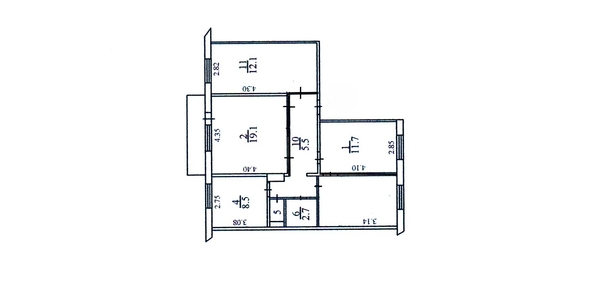 
  Продается 4-комн. квартира 81.6 м². Фото 2.