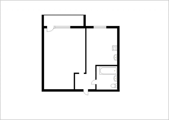
  Продается 1-комн. квартира 33.3 м². Фото 13.