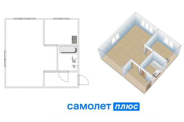 
  Продается 1-комн. квартира 30 м². Фото 11.