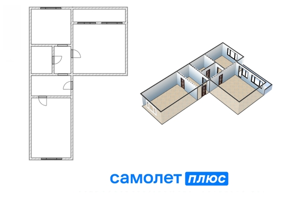 
  Продается 2-комн. квартира 63 м². Фото 39.