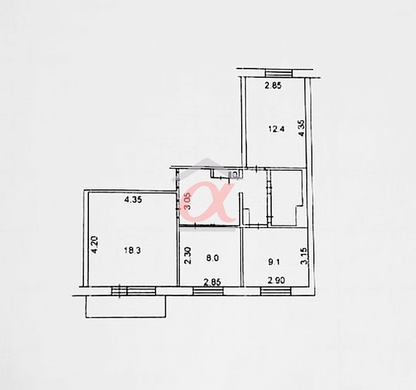 
  Продается 3-комн. квартира 63 м². Фото 18.