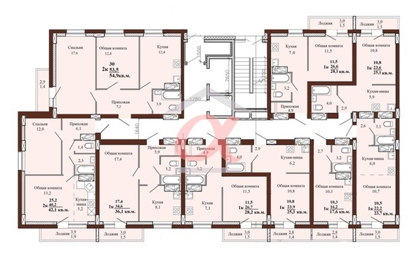 
  Сдается 1-комн. квартира 27.5 м². Фото 22.