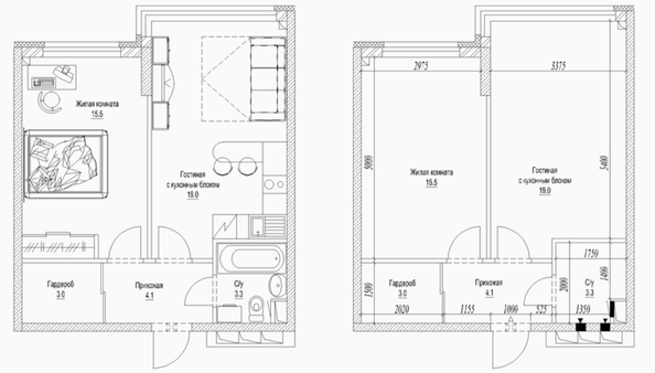 
  Продается 2-комн. квартира 46.2 м², в ЖК Солнечный бульвар, дом 25 корп 2. Фото 6.