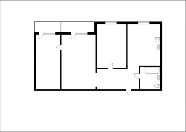 
  Продается 3-комн. квартира 56.2 м². Фото 19.