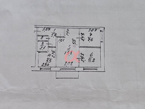 
  Продается 3-комн. квартира 47.1 м². Фото 22.