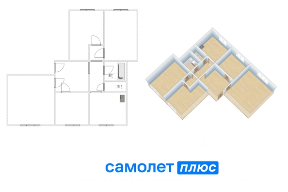 
  Продается 4-комн. квартира 73.4 м². Фото 20.