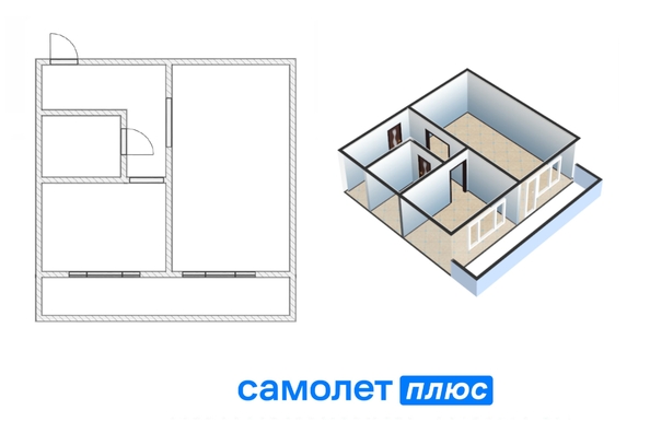 
  Продается 1-комн. квартира 35.4 м². Фото 22.