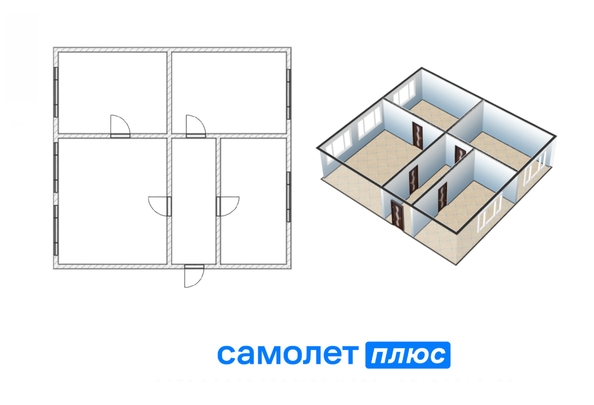 
  Продается 3-комн. квартира 51.8 м². Фото 11.