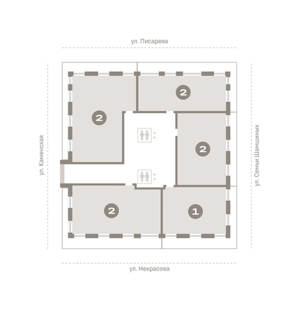 
   Продам 1-комнатную, 74.58 м², Мылзавод, дом 6

. Фото 13.