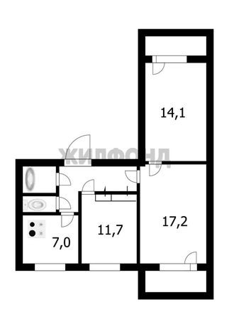 
   Продам 3-комнатную, 61 м², Танкистов ул, 3

. Фото 4.
