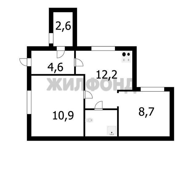 
   Продам , 42 м², Кавалерийская ул

. Фото 5.