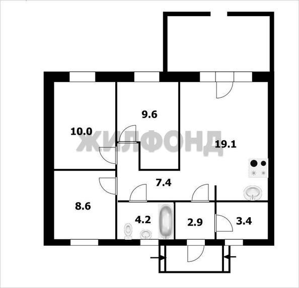 
   Продам дом, 76.8 м², Сибирские просторы ДП

. Фото 20.