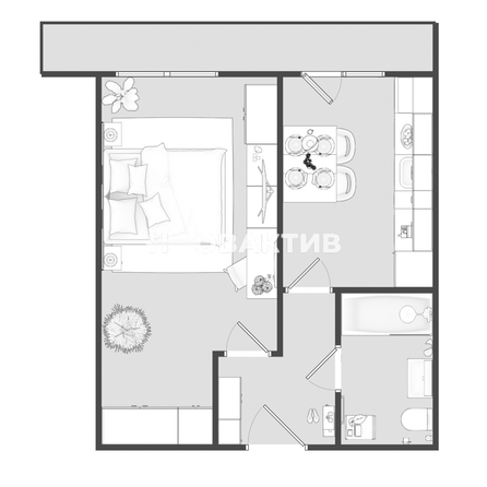 
  Продается 1-комн. квартира, 32.5 м², ЖК Матрешкин двор, дом 95/4(2)
. Фото 10.