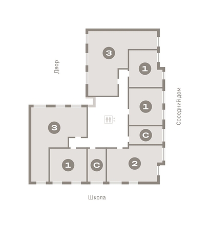 
  Продается 3-комн. квартира, 90.2 м², ЖК Лебедевский квартал, дом 1
. Фото 16.