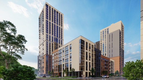
   Продам 1-комнатную, 46.4 м², Расцветай на Красном, дом 3,4

. Фото 2.