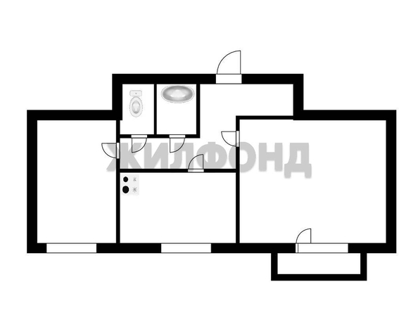 
  Продается 2-комн. квартира, 42.6 м², Большая ул, д. 668
. Фото 2.