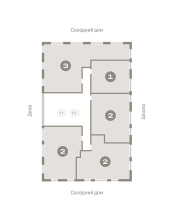 
  Продается 2-комн. квартира, 77.22 м², ЖК Европейский берег, дом 45
. Фото 1.