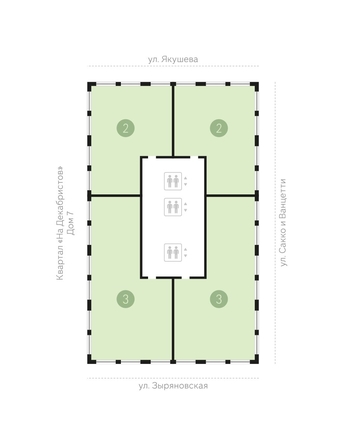 
   Продам 2-комнатную, 112.6 м², На Декабристов, дом 6

. Фото 16.