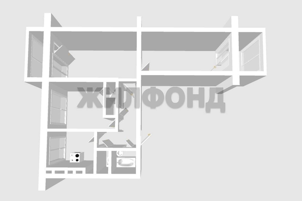 
   Продам 3-комнатную, 60.6 м², Толбухина ул, 25

. Фото 13.