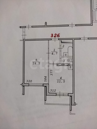 
  Продается 1-комн. квартира, 40 м², Троллейная ул, д. 1
. Фото 34.