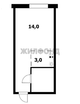 
  Продается студия, 23.3 м², Черемушная ул, д. 51
. Фото 7.