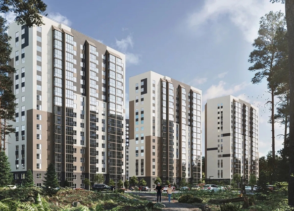 
  Продается студия 31 м², в ЖК Квартал Сосновый бор, дом 1. Фото 2.
